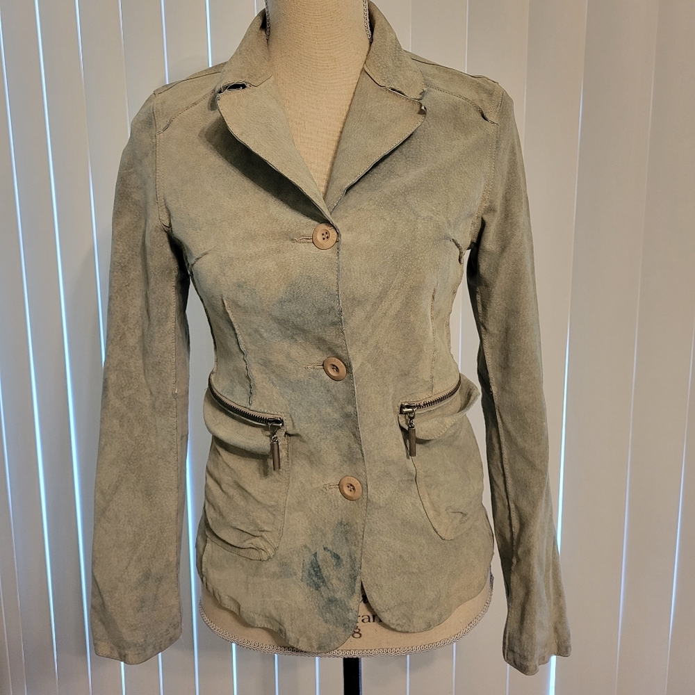 (A) Cuir Nuage vintage leather jacket size small